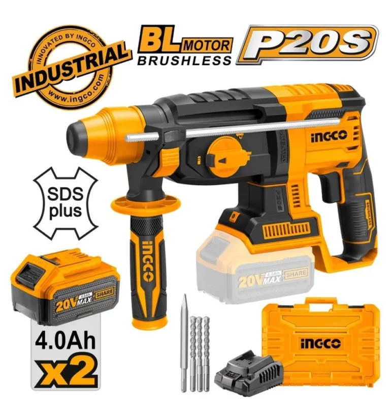 Аккумуляторный перфоратор 20 В INGCO CRHLI202287 INDUSTRIAL