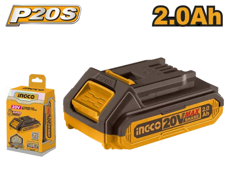 Аккумуляторная батарея Li-ion 2.0 Ач INGCO FBLI20011 INDUSTRIAL