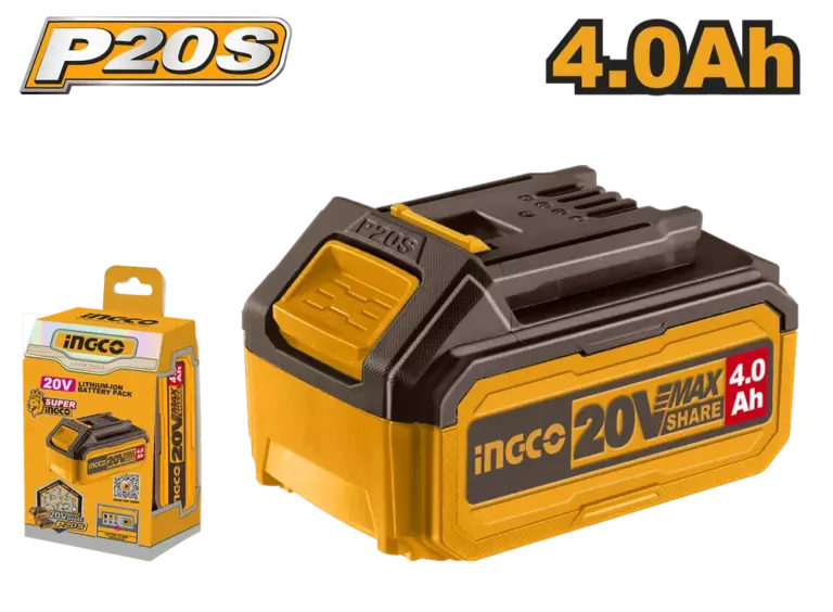 Аккумуляторная батарея Li-Ion INGCO FBLI20021 INDUSTRIAL 20 В 4 Ач