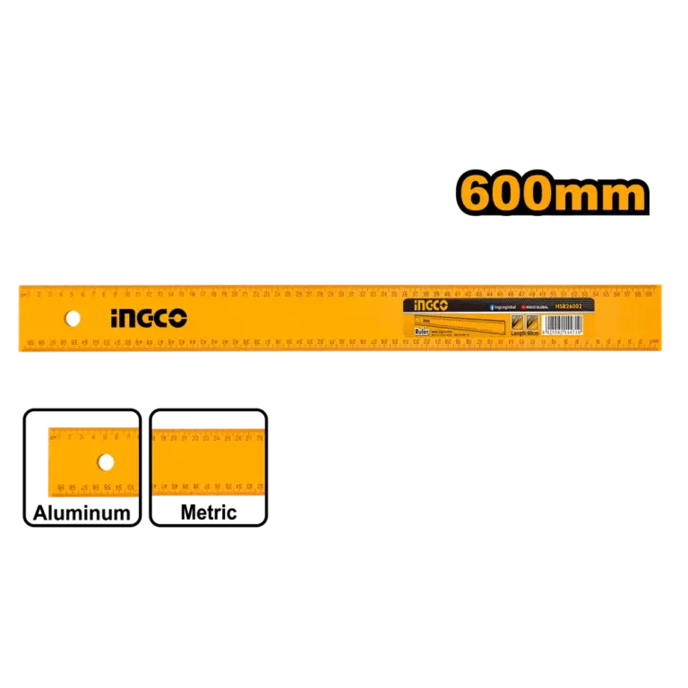 Линейка 60 см INGCO HSR26002