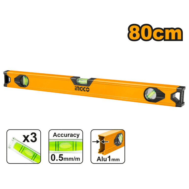 Уровень пузырьковый 80 см INGCO HSL18080